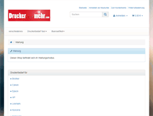Tablet Screenshot of druckerundmehr.com
